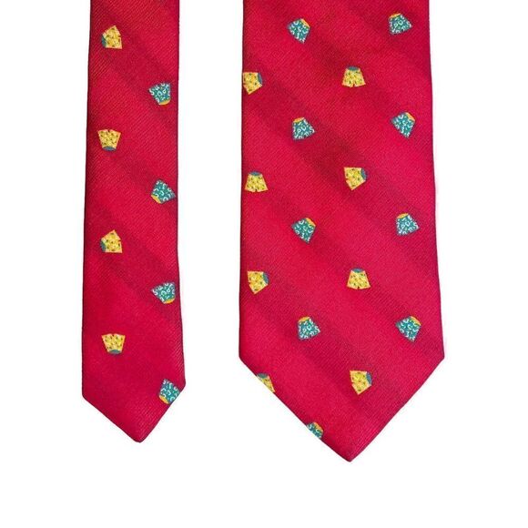 Brooks Brothers Makers And Merchants Dark Pink Men’s Silk Tie Swim Trunks Boxes - Picture 7 of 9